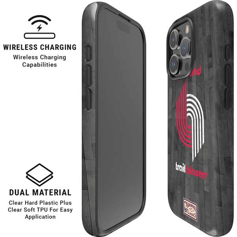 NBA Portland Trail Blazers Hardwood Classics iPhone 16 Pro Max Magsafe Impact Case