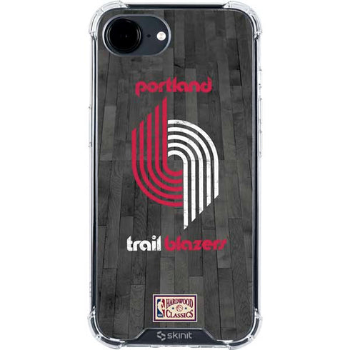 NBA Portland Trail Blazers Hardwood Classics iPhone 16e Clear Case