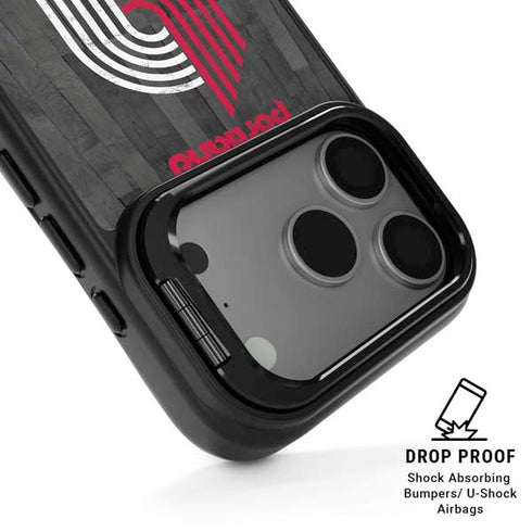 NBA Portland Trail Blazers Hardwood Classics iPhone 17 Pro Max Kickstand Case