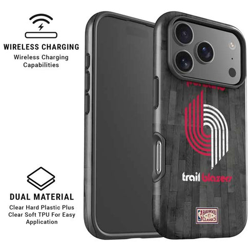 NBA Portland Trail Blazers Hardwood Classics iPhone 17 Pro Max Magsafe Impact Case