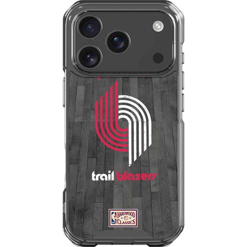 NBA Portland Trail Blazers Hardwood Classics iPhone 18 Pro Clear Case