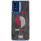 NBA Portland Trail Blazers Hardwood Classics Moto G 5G (2024) Clear Case