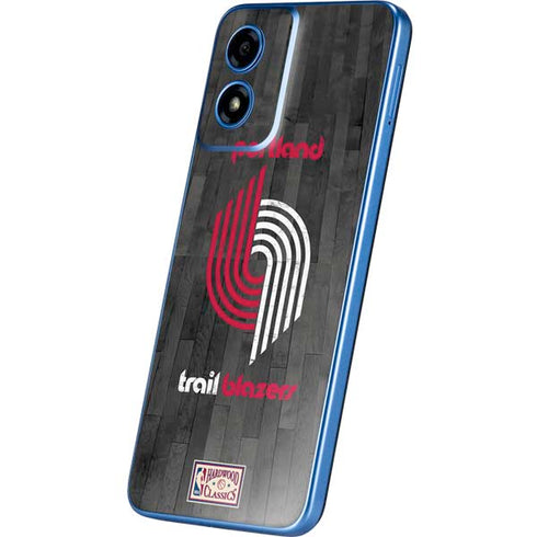 NBA Portland Trail Blazers Hardwood Classics Moto G Play 4G (2024) Skin
