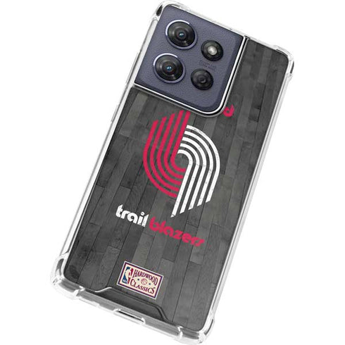 NBA Portland Trail Blazers Hardwood Classics Moto G Stylus 5G (2025) Clear Case
