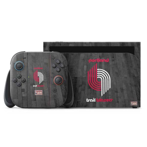 NBA Portland Trail Blazers Hardwood Classics Nintendo Switch 2 (2025) with Joy-Con Skin