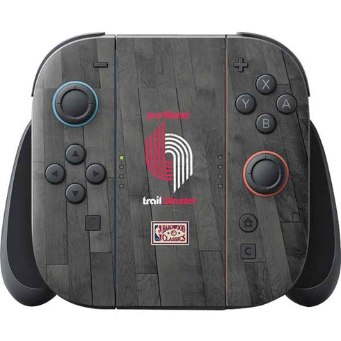 NBA Portland Trail Blazers Hardwood Classics Nintendo Switch 2 (2025) Joy-Con Controller Skin
