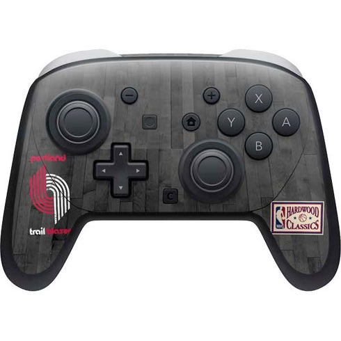 NBA Portland Trail Blazers Hardwood Classics Nintendo Switch 2 (2025) Pro Controller Skin