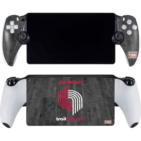 NBA Portland Trail Blazers Hardwood Classics PlayStation Portal Remote Player Skin