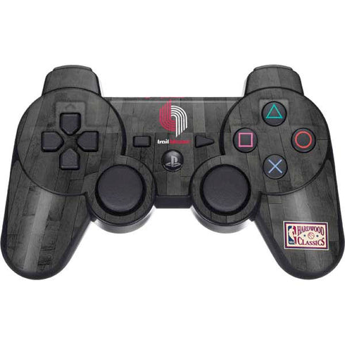 NBA Portland Trail Blazers Hardwood Classics PS3 Dual Shock wireless controller Skin