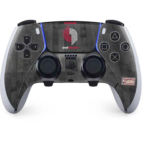 NBA Portland Trail Blazers Hardwood Classics PS5 DualSense Edge Pro Controller Skin