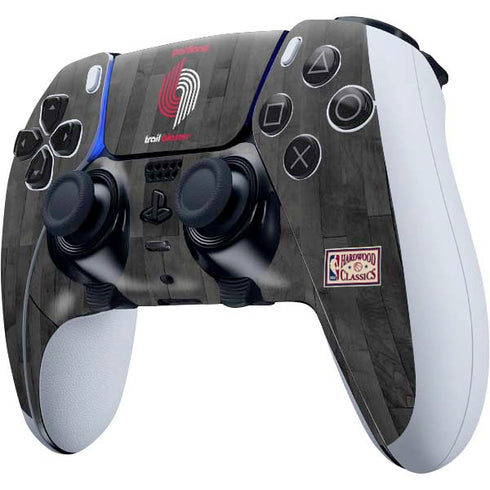 NBA Portland Trail Blazers Hardwood Classics PS5 DualSense Edge Pro Controller Skin