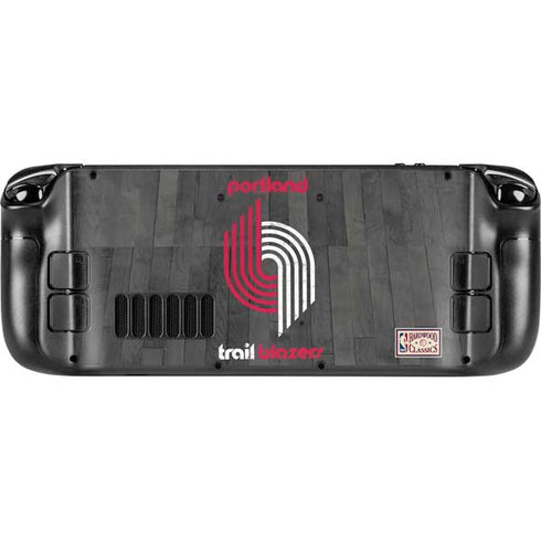 NBA Portland Trail Blazers Hardwood Classics Steam Deck Handheld Gaming Computer Skin