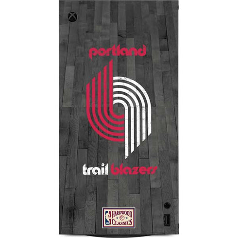 NBA Portland Trail Blazers Hardwood Classics XBox Series X Digital Edition Console Skin