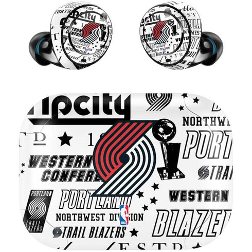 NBA Portland Trail Blazers Historic Blast Amazon Echo Buds Skin