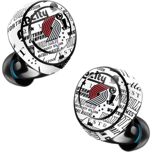 NBA Portland Trail Blazers Historic Blast Amazon Echo Buds Skin