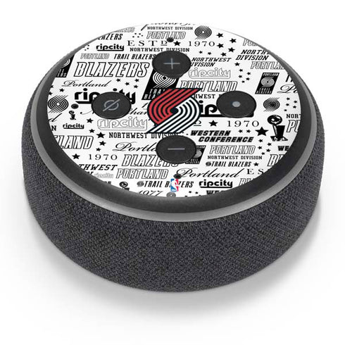 NBA Portland Trail Blazers Historic Blast Amazon Echo Dot Skin
