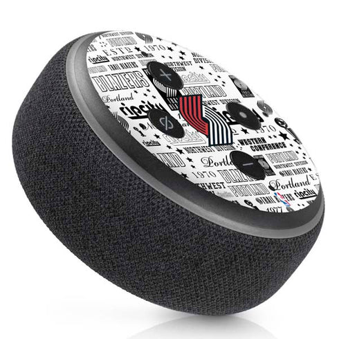 NBA Portland Trail Blazers Historic Blast Amazon Echo Dot Skin