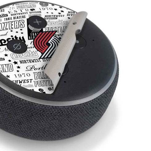 NBA Portland Trail Blazers Historic Blast Amazon Echo Dot Skin