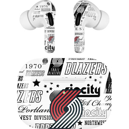 NBA Portland Trail Blazers Historic Blast Apple AirPods Pro Skin