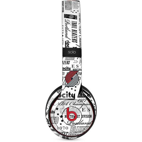 NBA Portland Trail Blazers Historic Blast Beats Solo 3 Wireless Skin