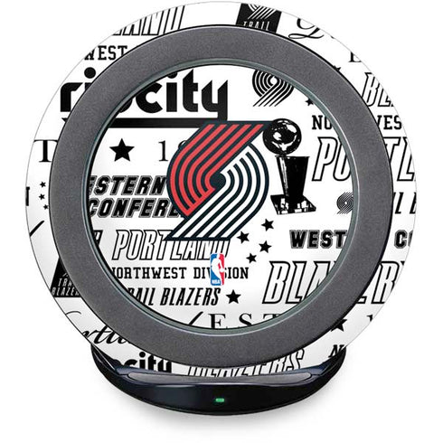 NBA Portland Trail Blazers Historic Blast Fast Charge Wireless Charging Stand Skin