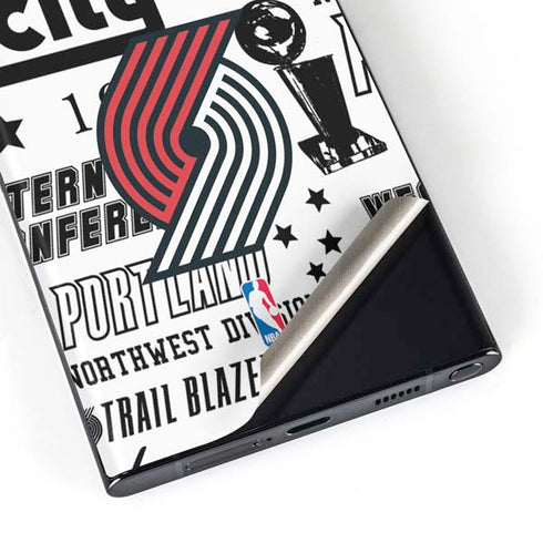 NBA Portland Trail Blazers Historic Blast Galaxy Skins