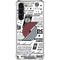 NBA Portland Trail Blazers Historic Blast Galaxy S24 FE Clear Case