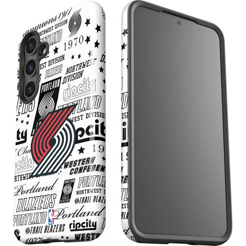 NBA Portland Trail Blazers Historic Blast Galaxy S25 Impact Case