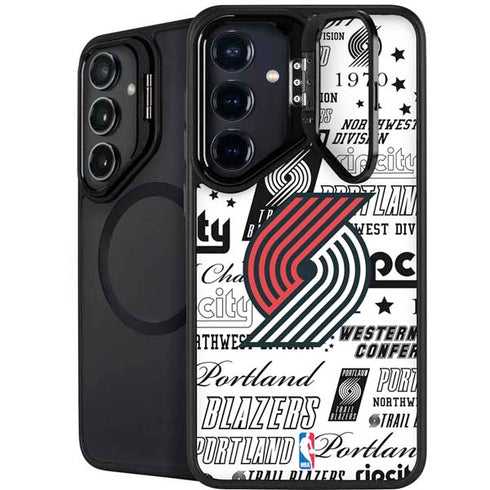 NBA Portland Trail Blazers Historic Blast Galaxy S25 Kickstand Case