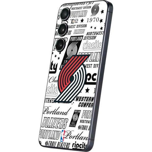 NBA Portland Trail Blazers Historic Blast Galaxy S25 Plus Skin