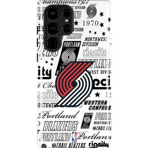 NBA Portland Trail Blazers Historic Blast Galaxy S25 Ultra Impact Case
