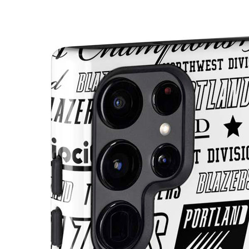 NBA Portland Trail Blazers Historic Blast Galaxy S25 Ultra Impact Case