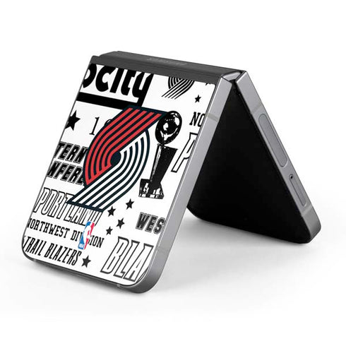 NBA Portland Trail Blazers Historic Blast Galaxy Z Flip6 Skin