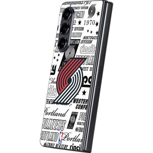 NBA Portland Trail Blazers Historic Blast Galaxy Z Fold5 5G Skin