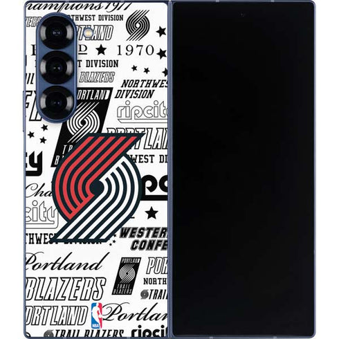 NBA Portland Trail Blazers Historic Blast Galaxy Z Fold6 Skin
