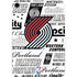 NBA Portland Trail Blazers Historic Blast Apple iPad Mini Skin