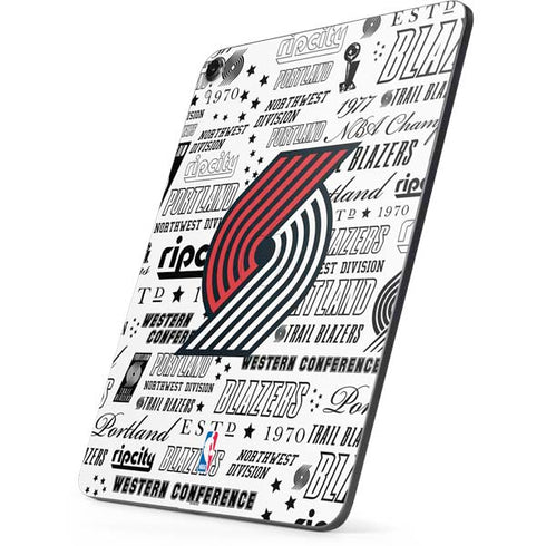 NBA Portland Trail Blazers Historic Blast Apple iPad Pro Skin