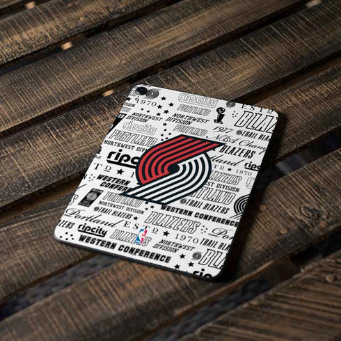 NBA Portland Trail Blazers Historic Blast Apple iPad Pro Skin