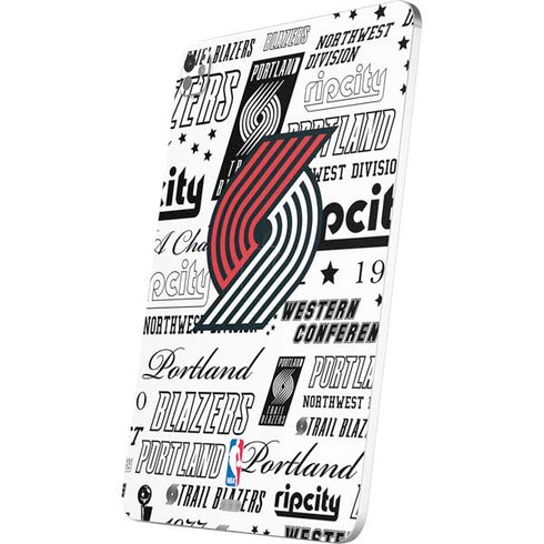 NBA Portland Trail Blazers Historic Blast iPad Pro 13in M4 (2024) Skin