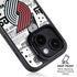 NBA Portland Trail Blazers Historic Blast iPhone 15 Kickstand Case