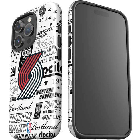 NBA Portland Trail Blazers Historic Blast iPhone 16 Pro Impact Case