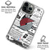 NBA Portland Trail Blazers Historic Blast iPhone 16 Pro Max Clear Case