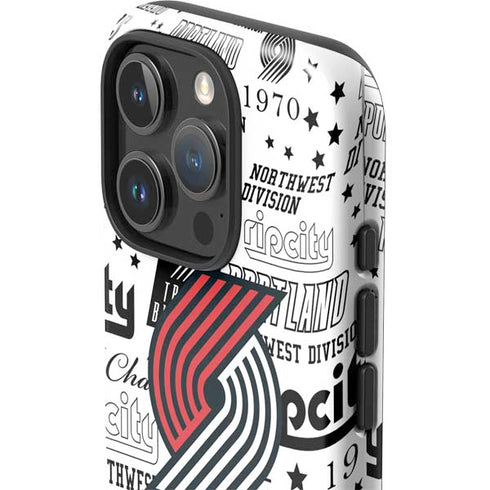 NBA Portland Trail Blazers Historic Blast iPhone 16 Pro Max Impact Case