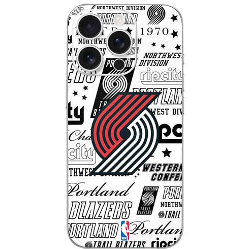NBA Portland Trail Blazers Historic Blast iPhone 16 Pro Skin