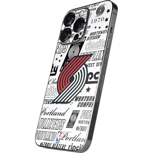 NBA Portland Trail Blazers Historic Blast iPhone 16 Pro Skin