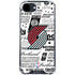 NBA Portland Trail Blazers Historic Blast iPhone 16e Clear Case