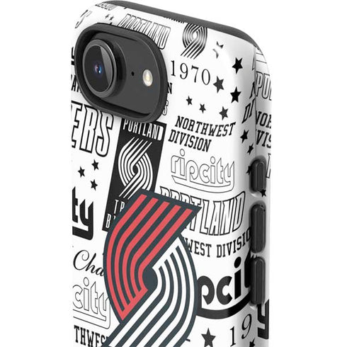 NBA Portland Trail Blazers Historic Blast iPhone 16e Impact Case