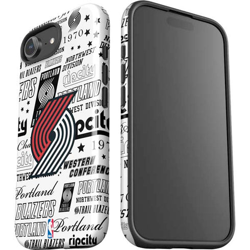 NBA Portland Trail Blazers Historic Blast iPhone 16e Impact Case