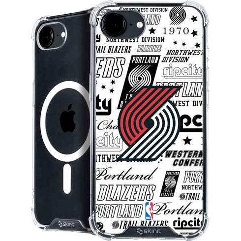 NBA Portland Trail Blazers Historic Blast iPhone 16e MagSafe Case