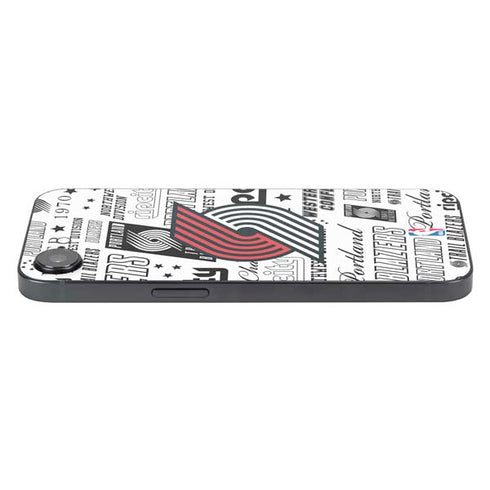 NBA Portland Trail Blazers Historic Blast iPhone 16e Skin